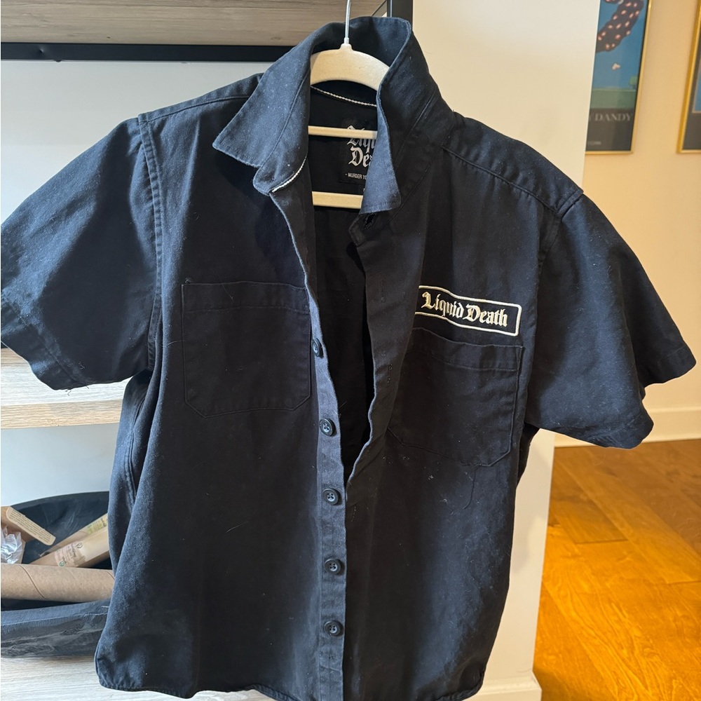 Limited edition Liquid Death Work shirt